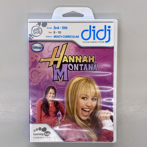 NEW-HANNAH MONTANA LeapFrog Enterprises Didj GRADE 3-5 Age 8-10 Multi-Curricular - Picture 1 of 5